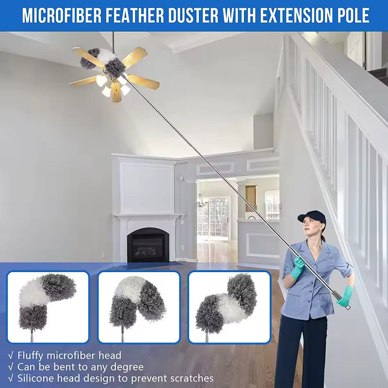 EXTENDABLE MICROFIBRE DUSTER