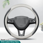 LEATHER ANTI-SLIP STEERINGWHEEL COVER