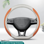 LEATHER ANTI-SLIP STEERINGWHEEL COVER