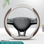 LEATHER ANTI-SLIP STEERINGWHEEL COVER