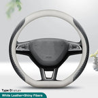 LEATHER ANTI-SLIP STEERINGWHEEL COVER