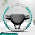 LEATHER ANTI-SLIP STEERINGWHEEL COVER