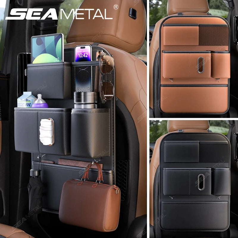 SEAMETAL 6-POCKET CAR SEAT BACK ORGANIZER PREMUIM