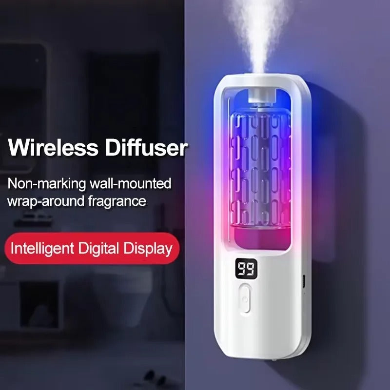 WALL MOUNTED AROMA DIFFUSER & ESSENTIAL OILS
