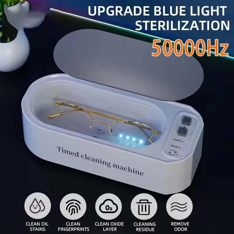 ULTRASONIC GLASSES CLEANER 50KHz CONTACT LENS CLEANER