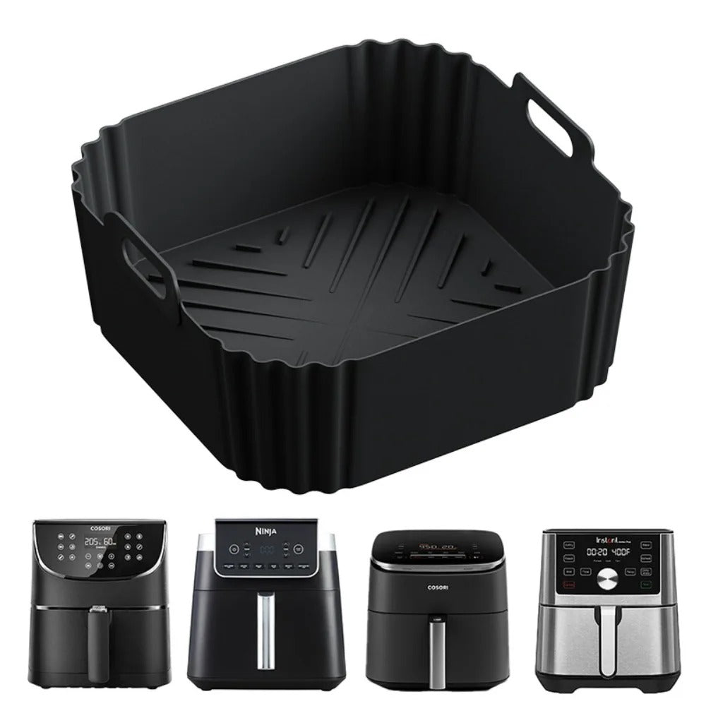 SILICONE AIR FRYER NON-STICK BASKET