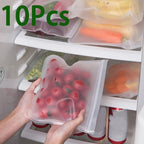 REUSEABLE SILICONE FOOD STORAGE BAGS