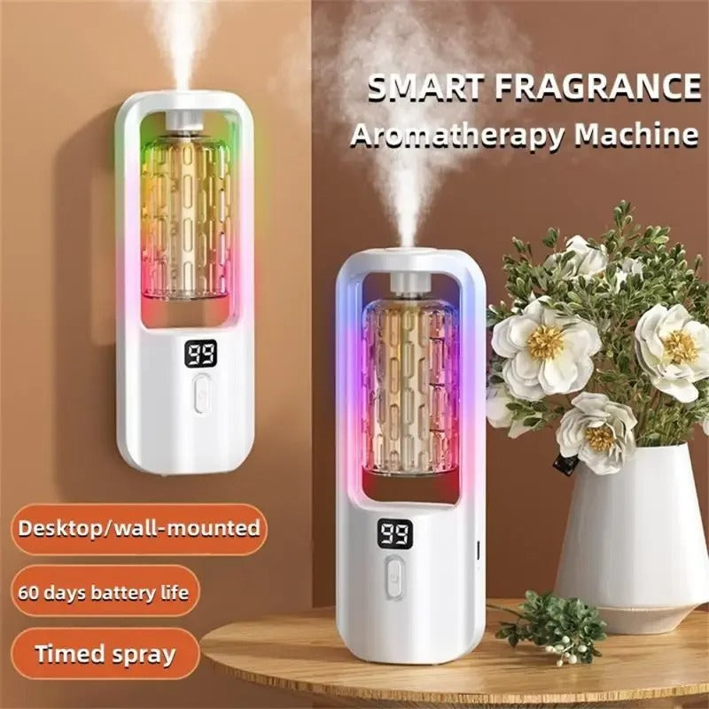 WALL MOUNTED AROMA DIFFUSER & ESSENTIAL OILS