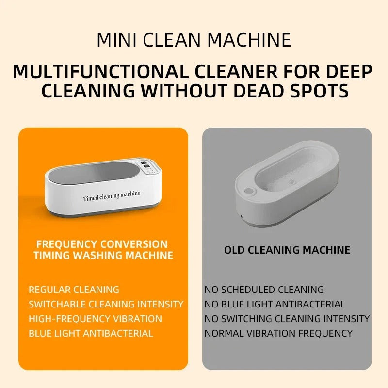 ULTRASONIC GLASSES CLEANER 50KHz CONTACT LENS CLEANER
