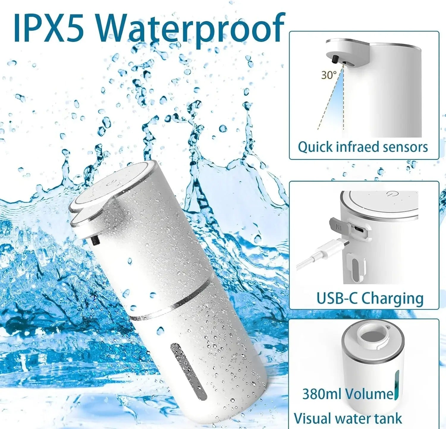 AUTOMATIC LIQUID/FOAM SOAP DISPENSER