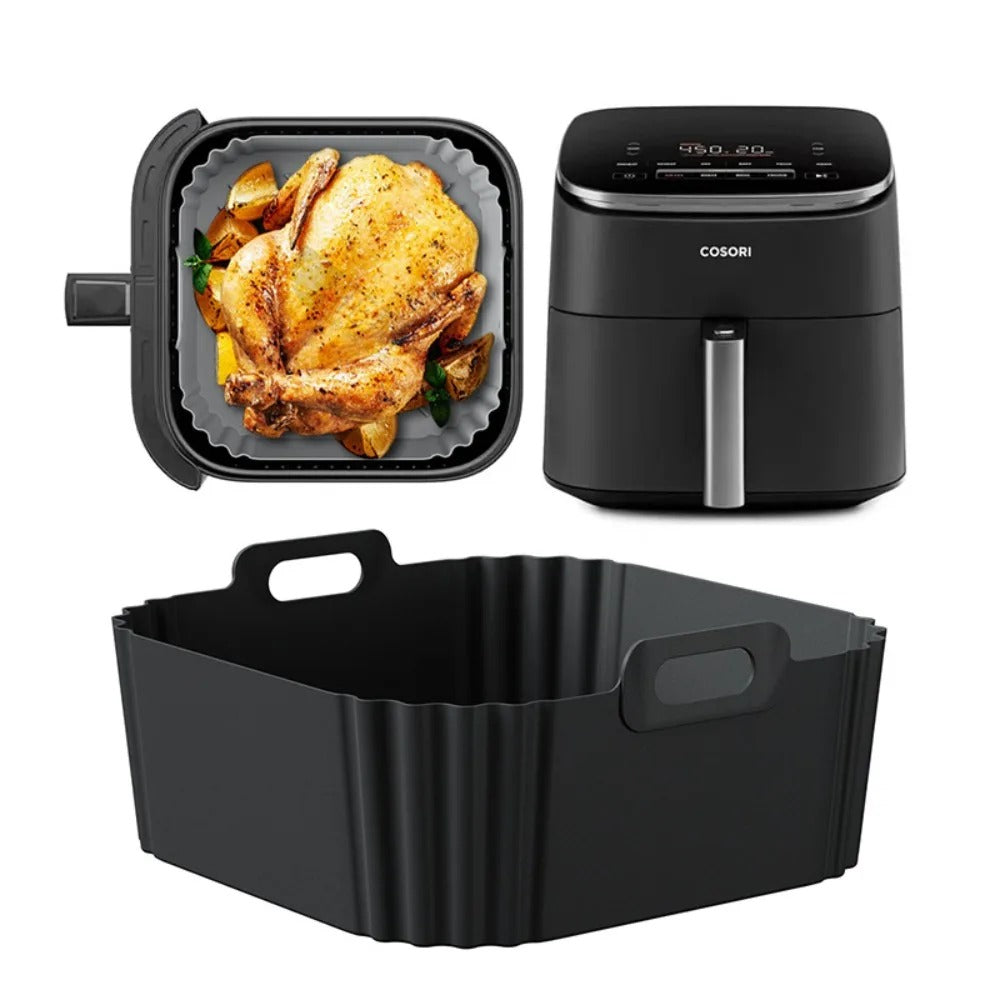 SILICONE AIR FRYER NON-STICK BASKET