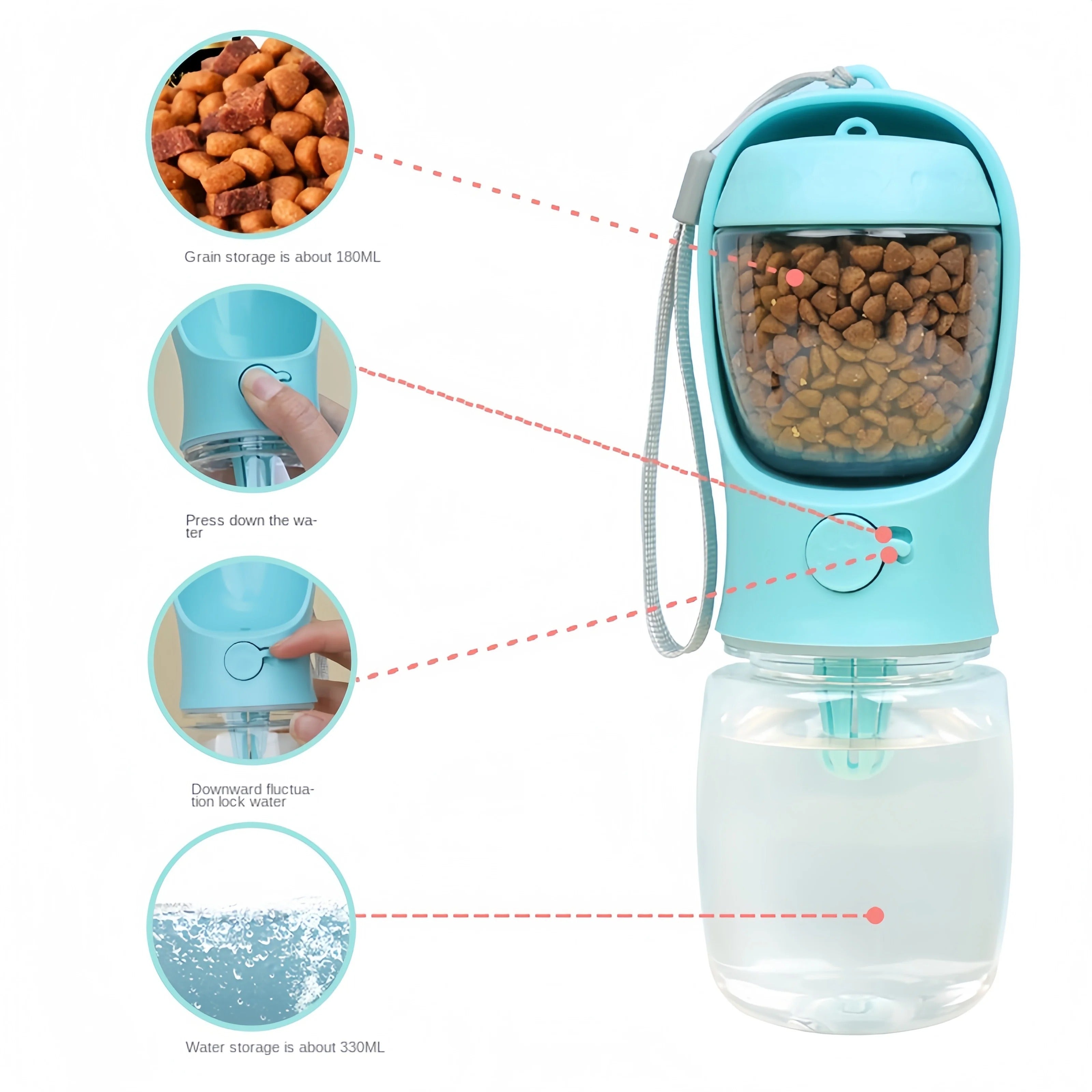 PORTABLE PET WATER BOTTLE