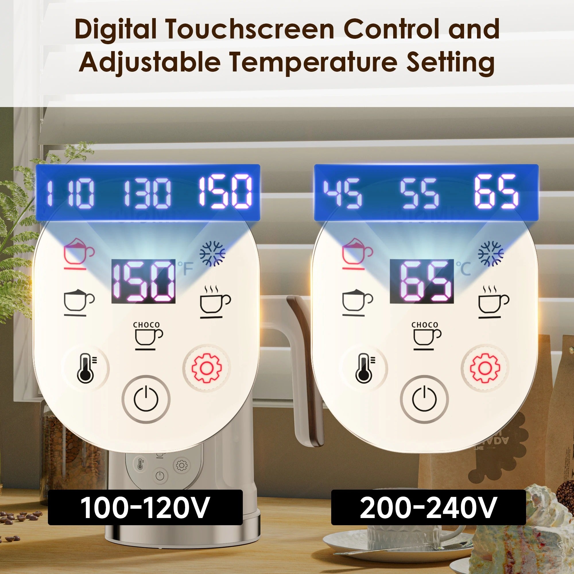 5 IN 1 UPGRADED MILK FROTHERS FOAM MAKER
