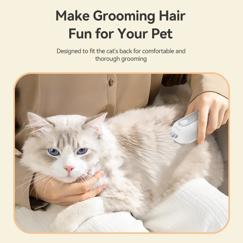 DESHEDDING GROOMING STEAM BRUSH