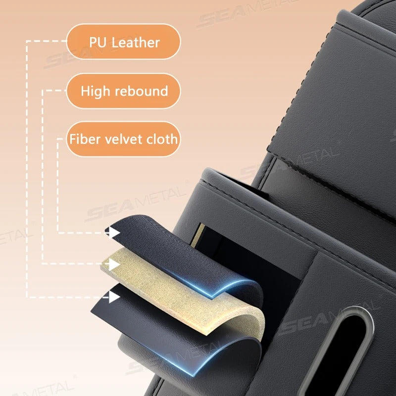 SEAMETAL 6-POCKET CAR SEAT BACK ORGANIZER PREMUIM
