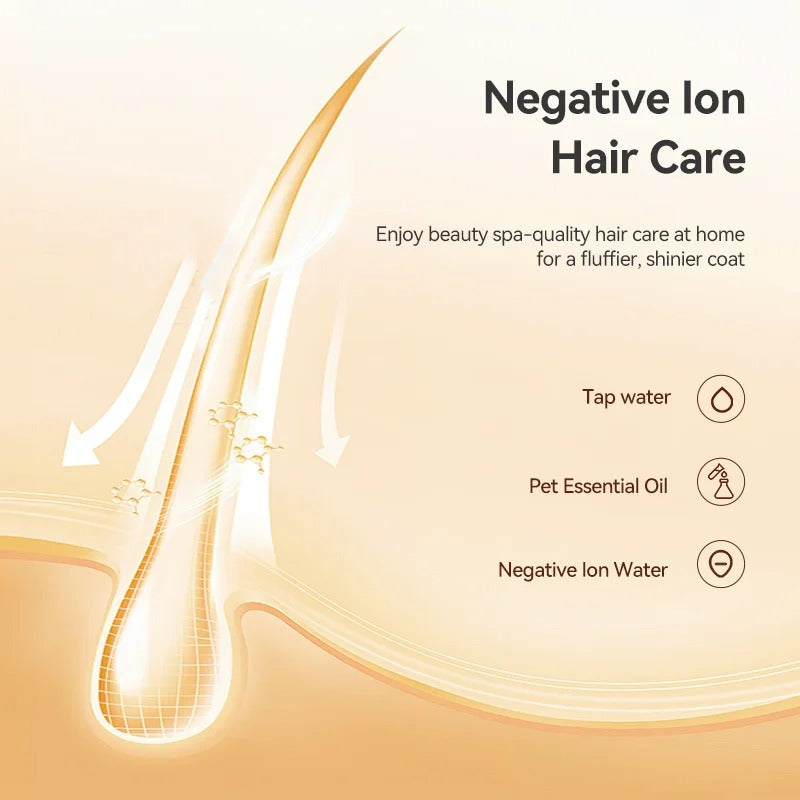 DESHEDDING GROOMING STEAM BRUSH