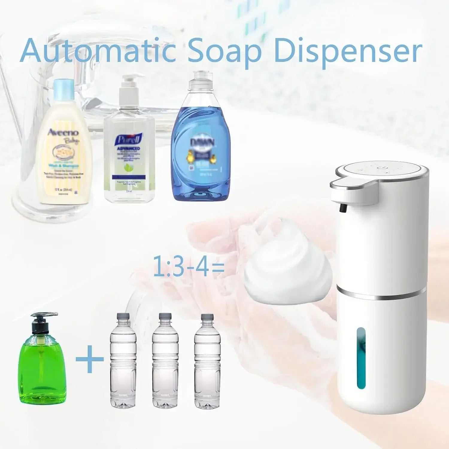 AUTOMATIC LIQUID/FOAM SOAP DISPENSER