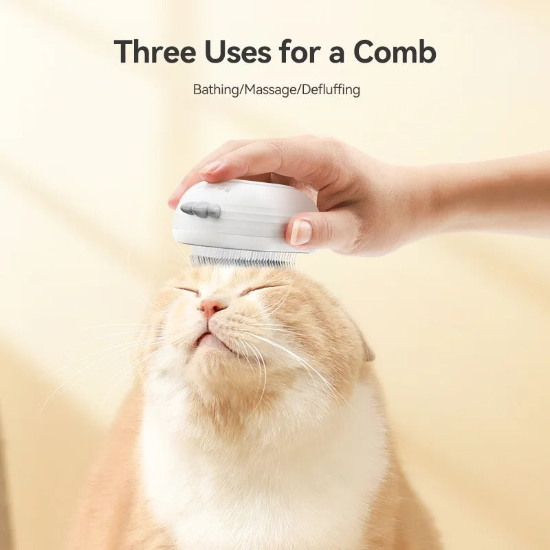 DESHEDDING GROOMING STEAM BRUSH