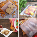 REUSEABLE SILICONE FOOD STORAGE BAGS