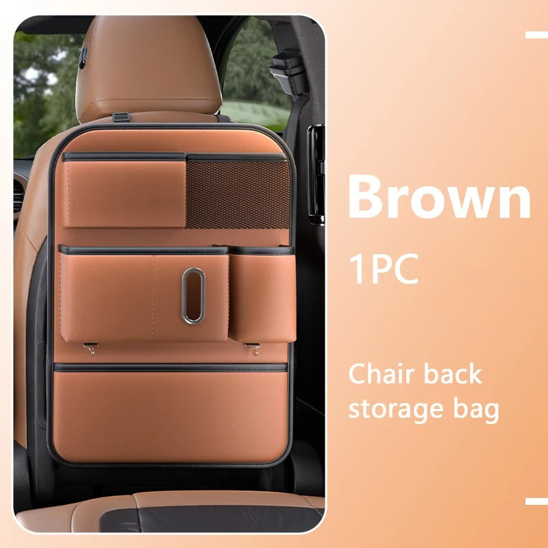 SEAMETAL 6-POCKET CAR SEAT BACK ORGANIZER PREMUIM