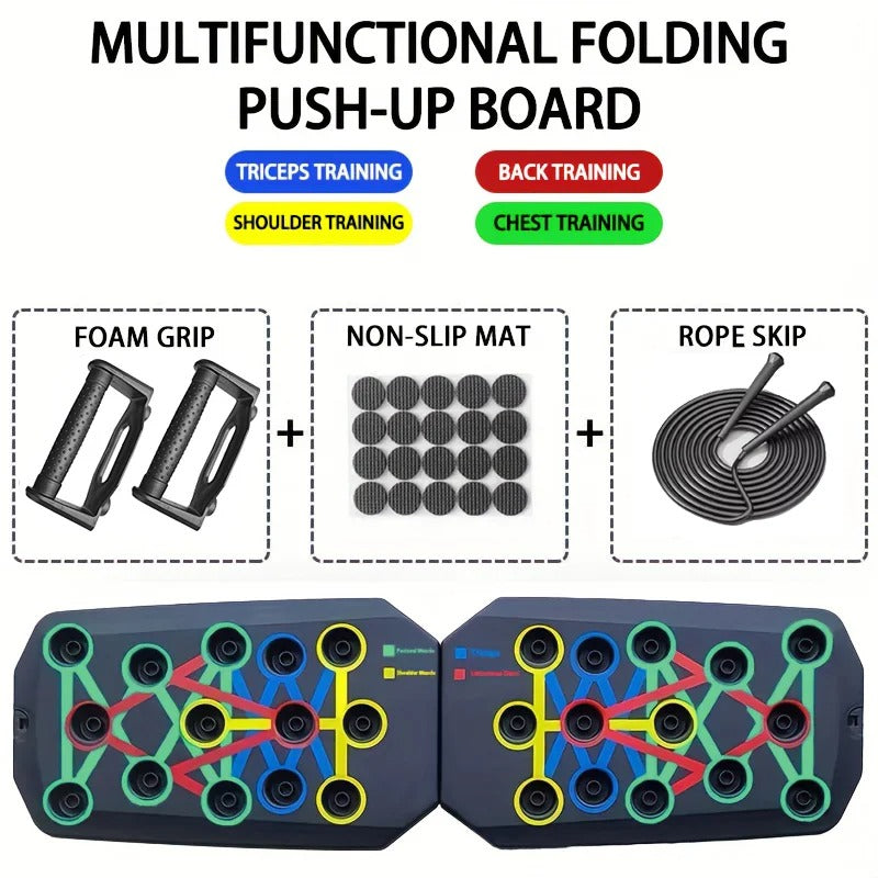 PORTABLE MULTIFUNCTION PUSH-UP BOARD SET